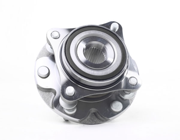 Overbearing assembly front wheel bearing unit